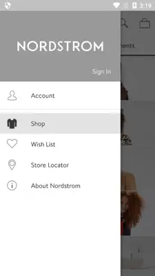 Nordstrom android App screenshot 1